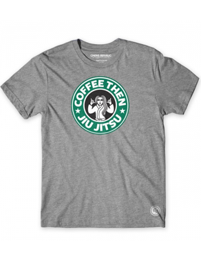 CHOKE REPUBLIC 커피 댄 주짓수 티셔츠