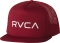 RVCA FOAMY TRUCKER HAT - DARK RED