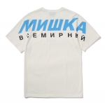 CYRILLIC 90'S SPORTY TEE WH (BASIC FIT)