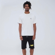 BASIC KEEP WATCH TEE WH (BASIC FIT)