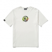 KEEP WATCH SPRAY-PAINT TEE WH (BASIC FIT)